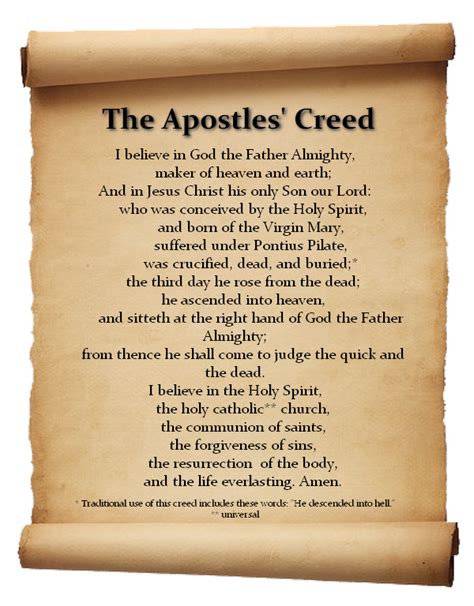 understanding the apostles creed